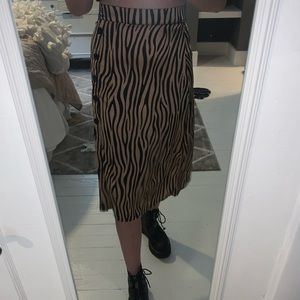 Nastygal zebra skirt